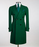 Men’s Green Double Breasted Coat