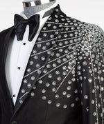 Men’s Diamond Stones Tuxedo Suit