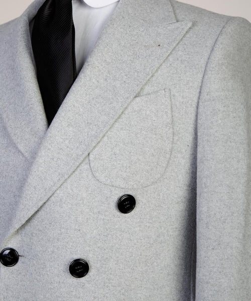Men’s Gray Double Breasted Coat