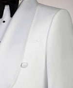 Men’s White Tuxedo Double Breasted Suit