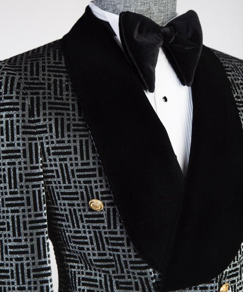 Men’s Flacks Tuxedo Double Breasted Suit