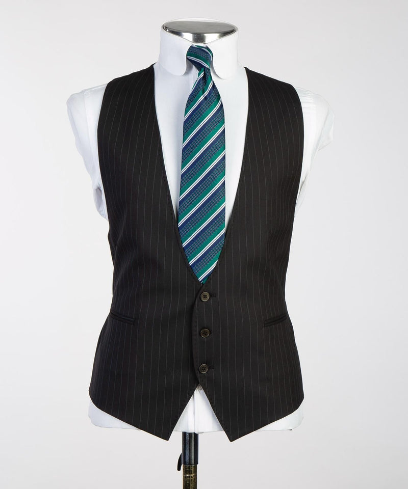 Cleopatra Black Pin Striped Suit