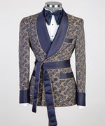 Men’s Belted Tuxedo Suit