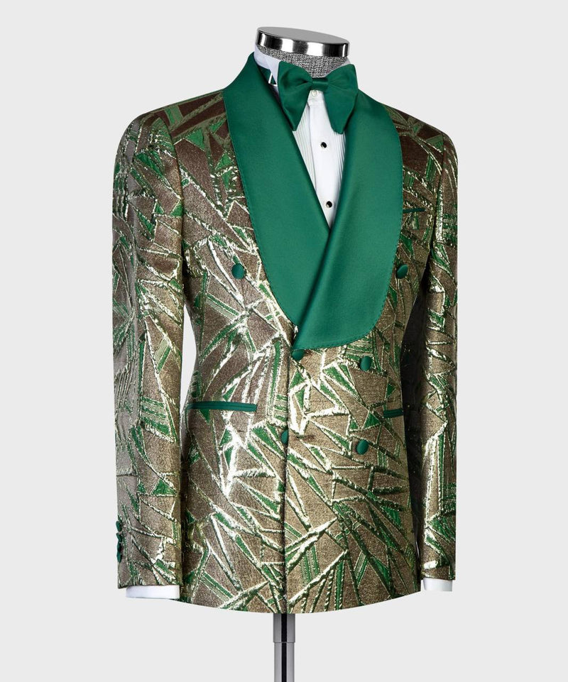 Men’s Flack Tuxedo Double Breasted Suit