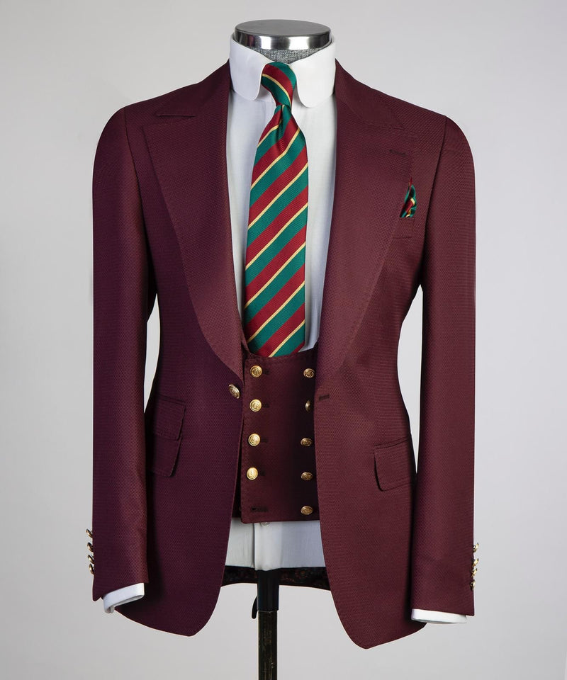 Red Wine Winds Suit