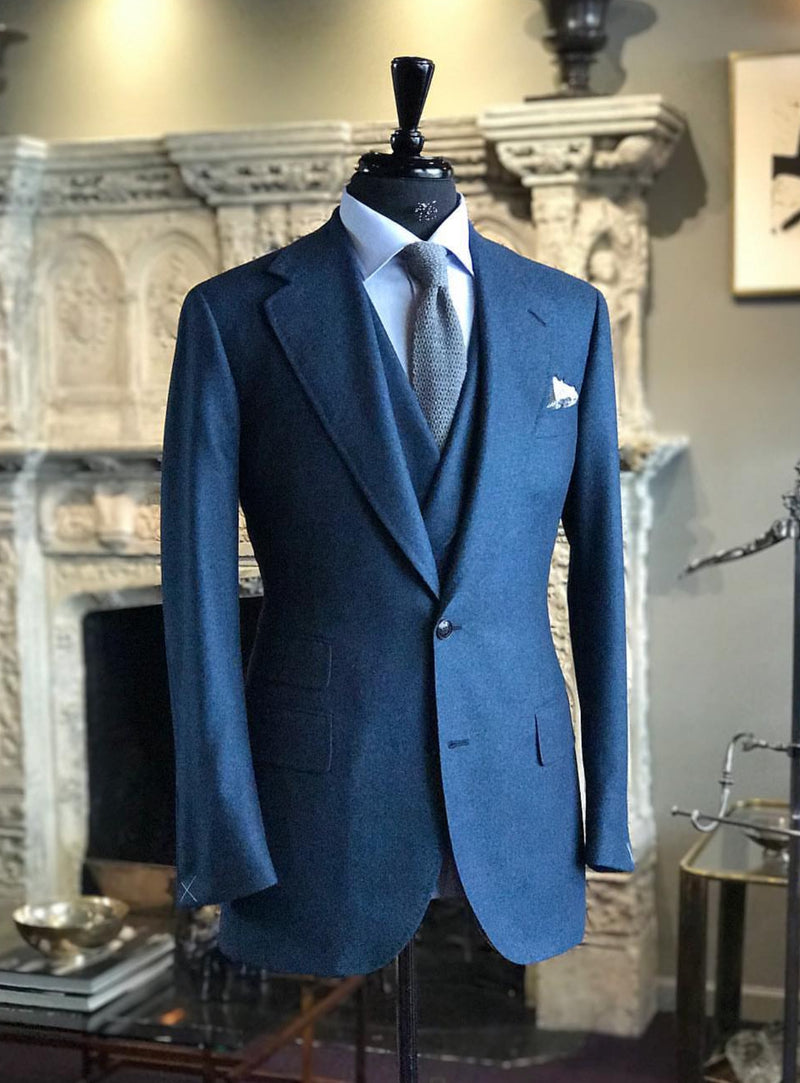 Men’s Slash Blue Suit