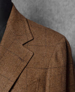 Men’s Brown Plaid Suit