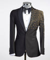 Men’s Golden Tuxedo Suit