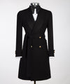 Black Men’s Belted Coat