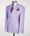 Men’s Purpled Double Breasted Suit