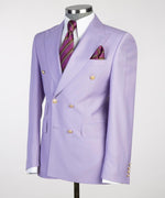 Men’s Purpled Double Breasted Suit