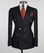 Men’s Striped Double Breasted Suit