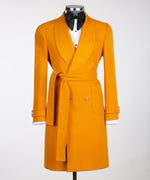 Orange Belted Men’s Coat