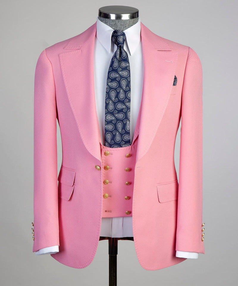 Winds Pink Mens Suit