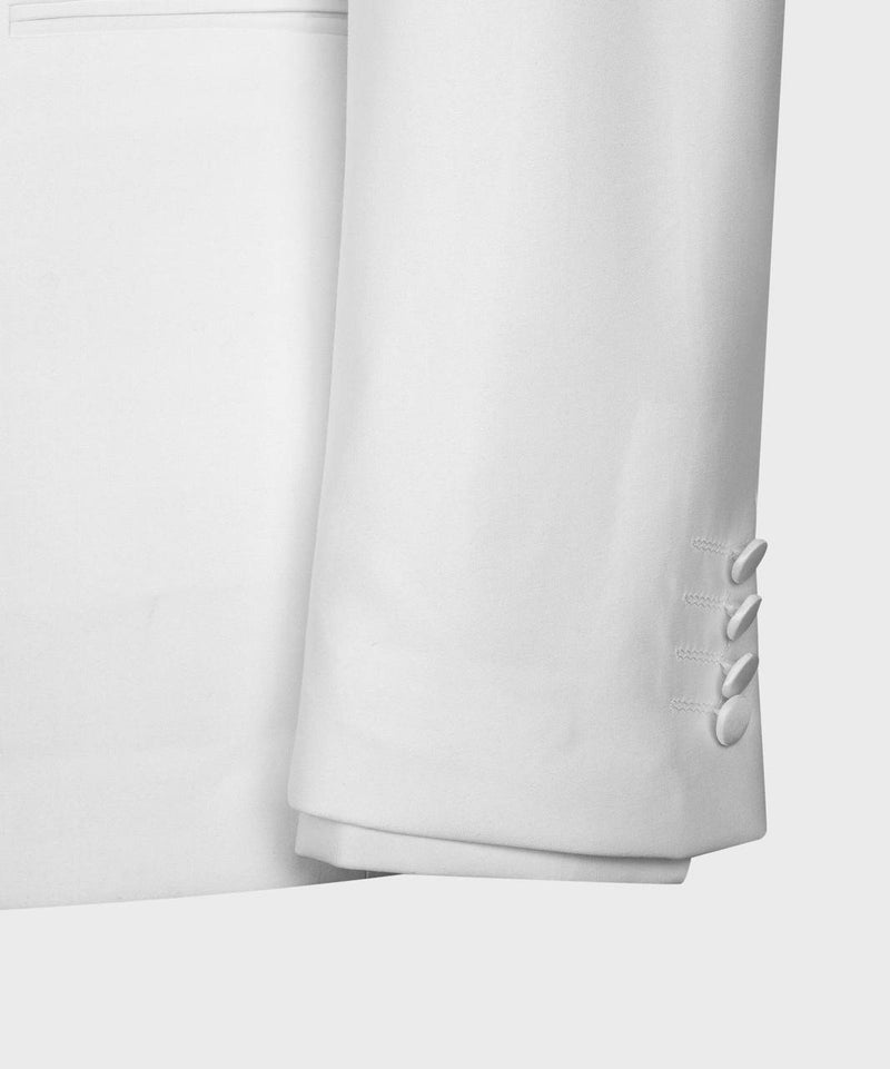 Men’s White Tuxedo Double Breasted Suit