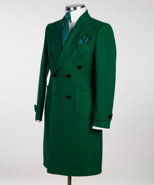 Men’s Green Double Breasted Coat