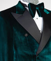 Green Velvet Double breasted Tuxedo