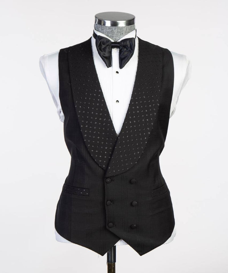 Black Hamilton Tuxedo Suit