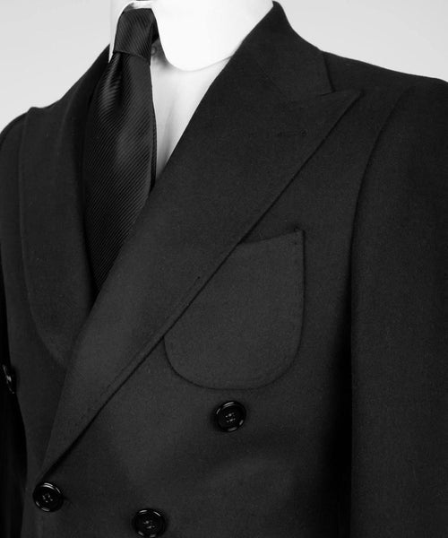 Men’s Black Double Breasted Coat