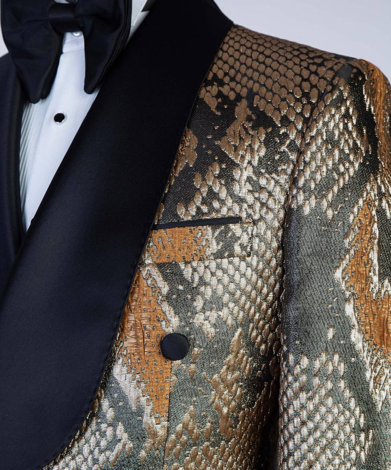 Men’s Flack Tuxedo Double Breasted Suit