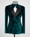 Green Velvet Double breasted Tuxedo