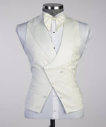 Ivory Cambridge Tuxedo Suit