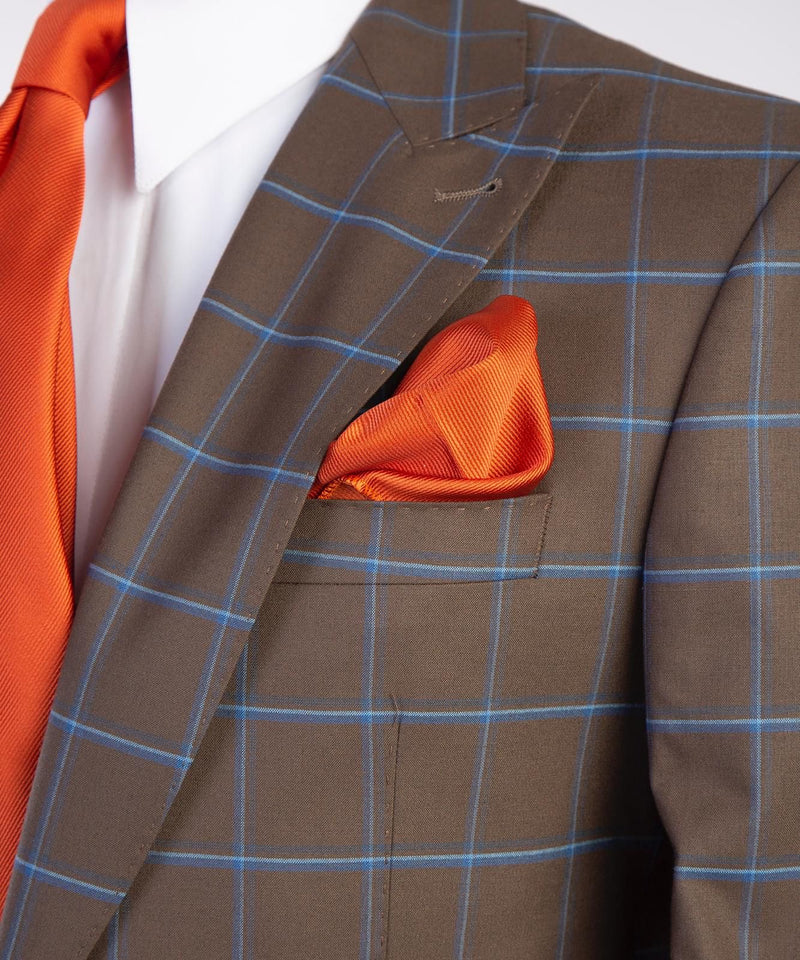 Men’s Plaid Business Suit