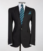 Cleopatra Black Pin Striped Suit