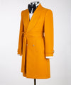 Orange Belted Men’s Coat