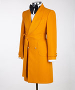 Orange Belted Men’s Coat