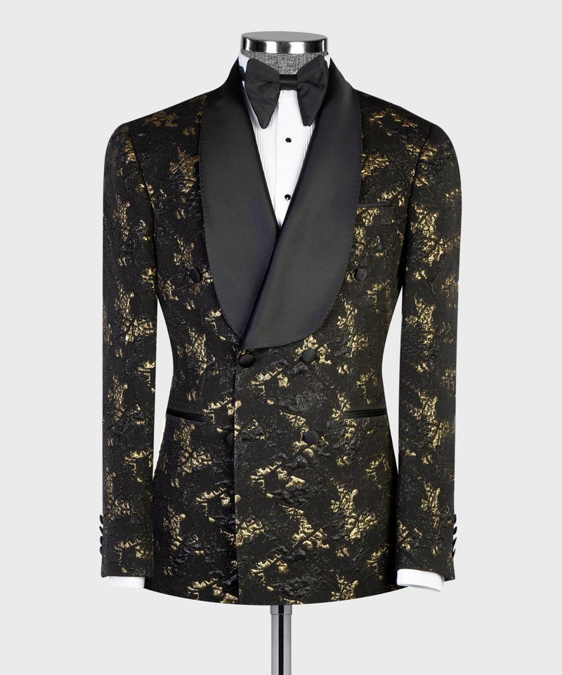 Men’s Flack Tuxedo Double Breasted Suit