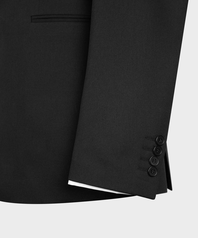 Men’s Black Shawl Double Breasted Suit