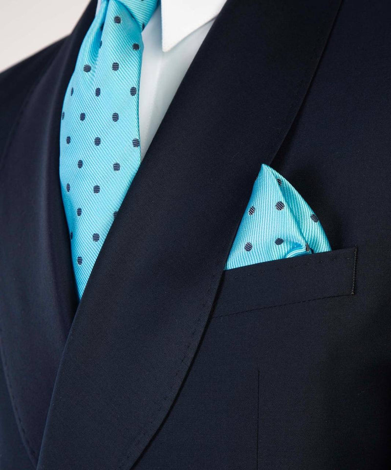 Navy Shawl Double Breasted Suit