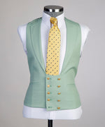 Winds Light Green Mens Suit