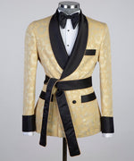 Men’s Belted Tuxedo Suit