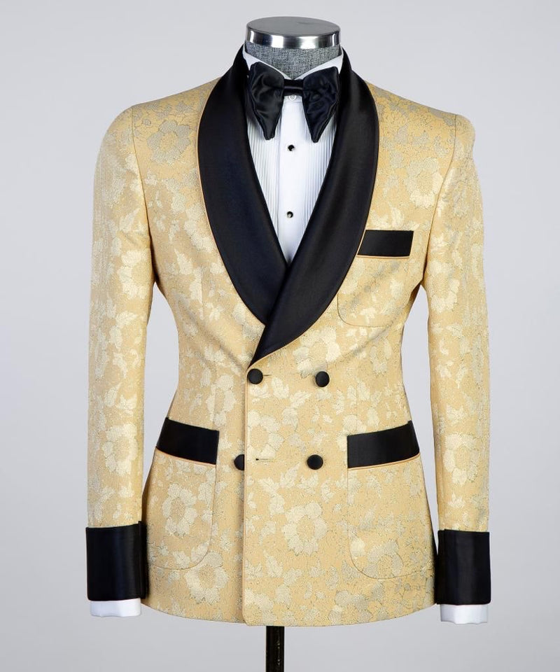 Men’s Belted Tuxedo Suit