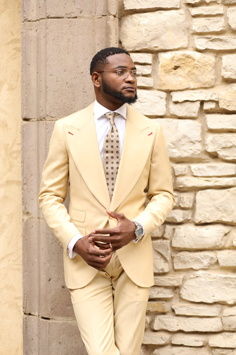 Men’s Beige Suit