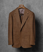 Men’s Brown Plaid Suit