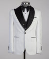 White Cambridge Tuxedo Suit