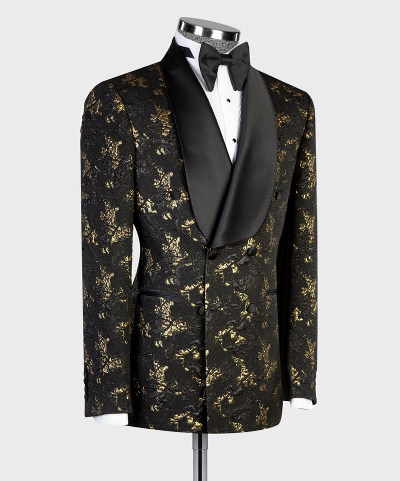 Men’s Flack Tuxedo Double Breasted Suit