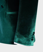 Green Velvet Double Breasted Suit