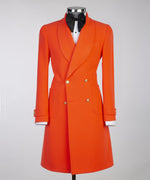 Men’s Mandarin Belted Coat