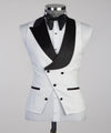 White Cambridge Tuxedo Suit