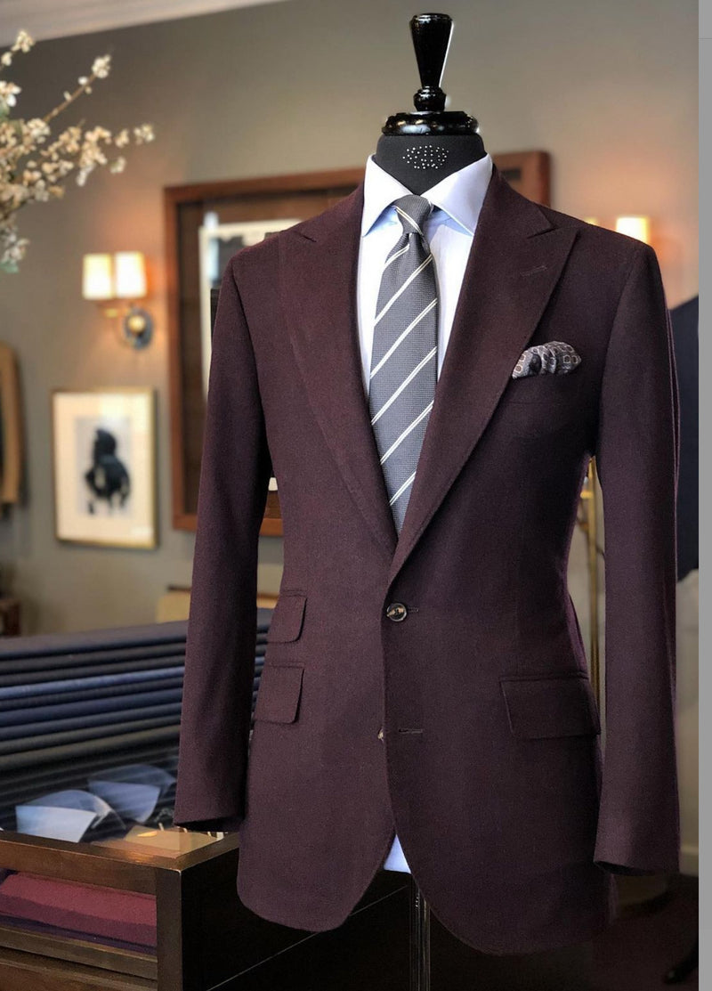 Men’s Red Wine Suit