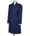 Navy Blue Double Breasted Coat