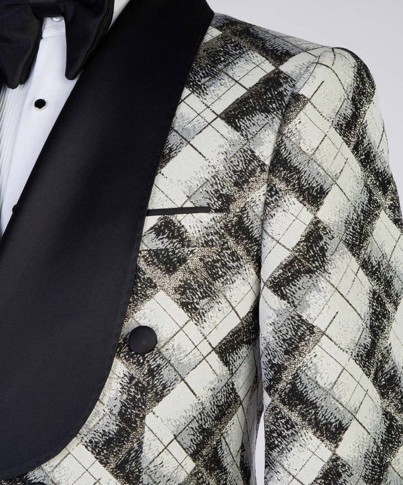 Men’s Tuxedo Flack Double Breasted Suit