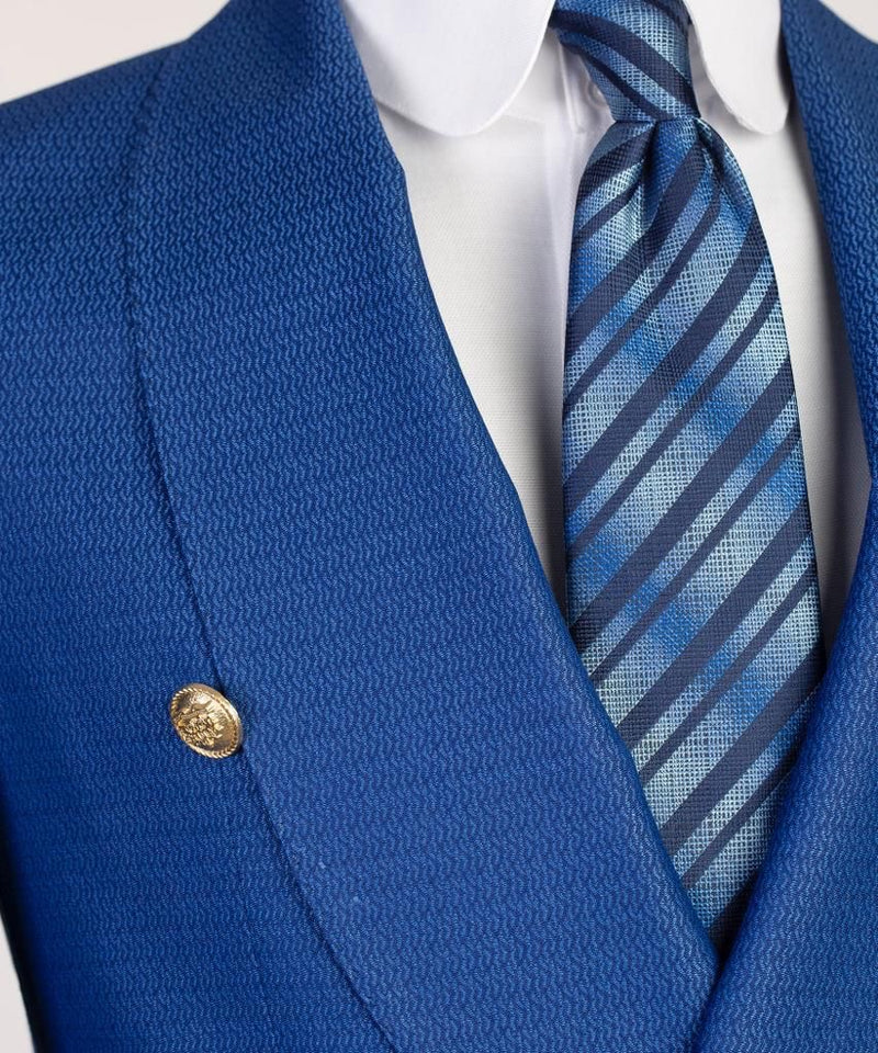 Men’s Blue Adam’s Double Breasted Suit