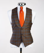 Men’s Plaid Business Suit