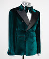 Green Velvet Double breasted Tuxedo