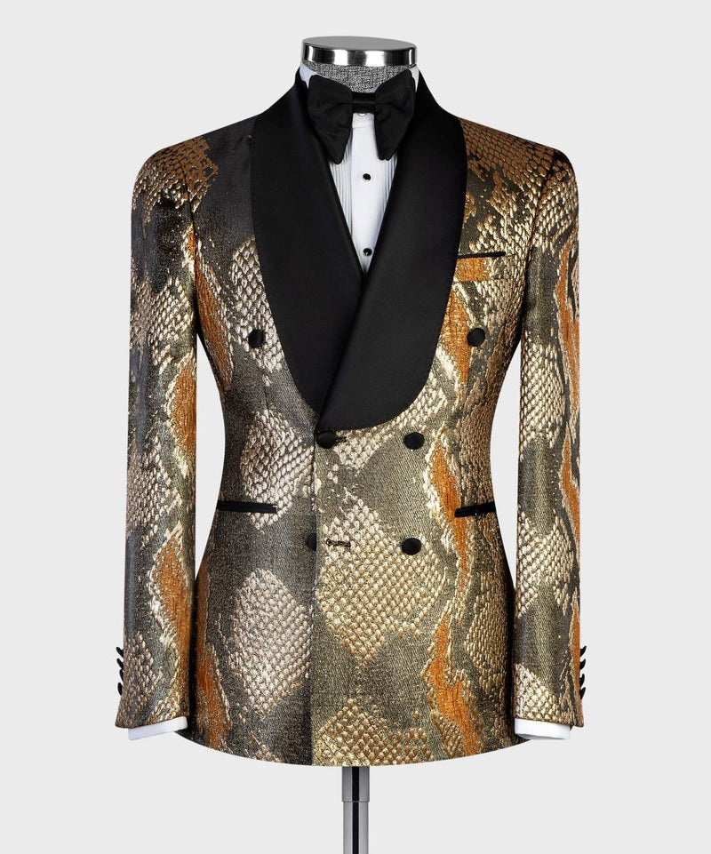 Men’s Flack Tuxedo Double Breasted Suit